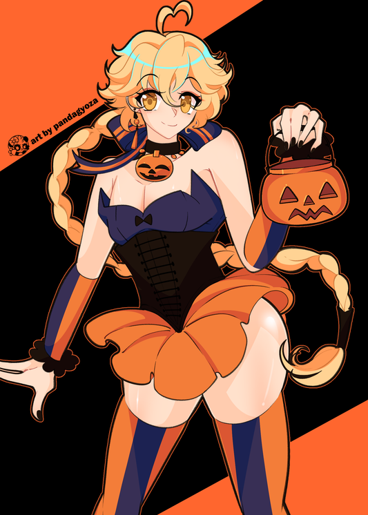 Genshin Impact: Halloween Aether Double-Sided Doujin Print
