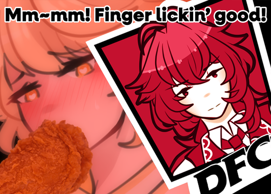 Genshin Impact: Diluc x Aether Double-Sided Doujin Print