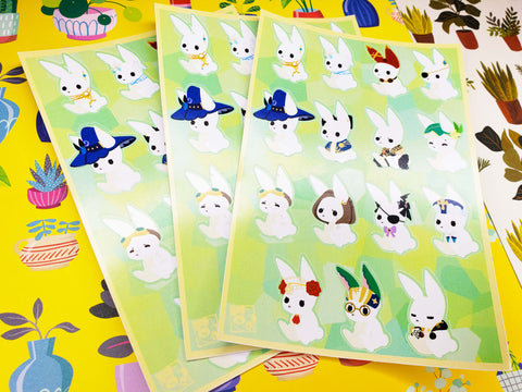 Genshin Impact: Mondstadt Bunny Sticker Sheets