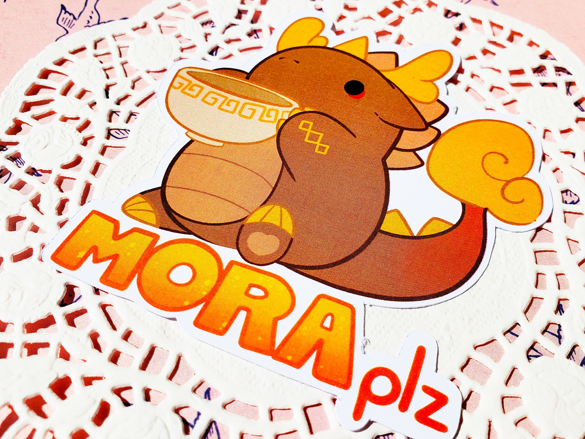 Genshin Impact: Chonky Morax Sticker