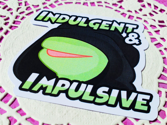 Kermit Impulsive Meme Sticker