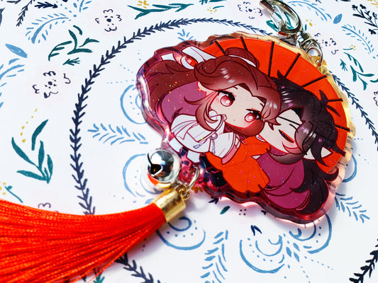 Heaven Official's Blessing: Double-Sided Glitter Epoxy Keychain