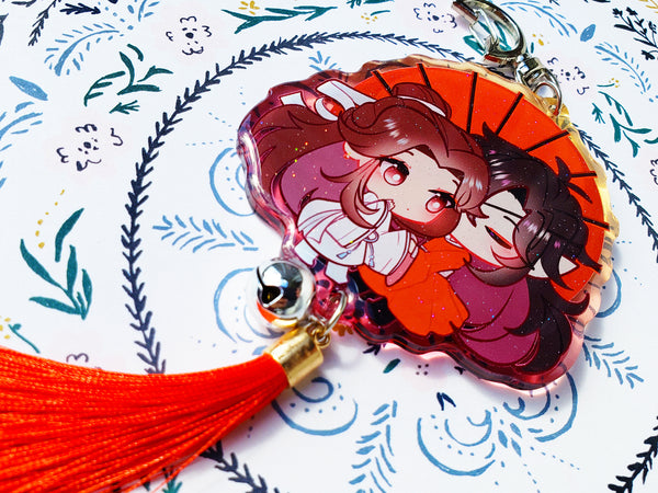Heaven Official's Blessing: Double-Sided Glitter Epoxy Keychain