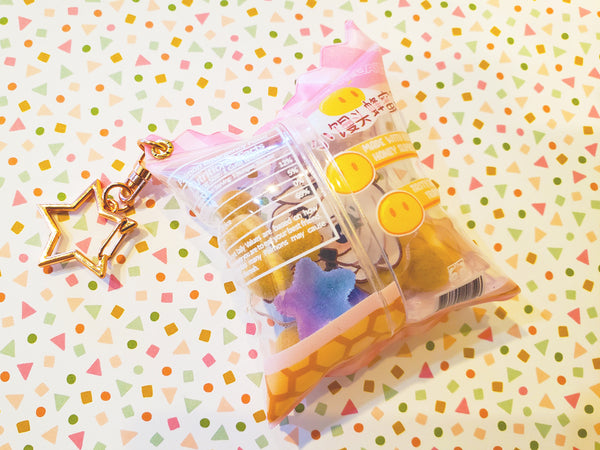Genshin Impact: Candy Bag Keychain [ Emergency Food Paimon ] Cookie Snack Bag!
