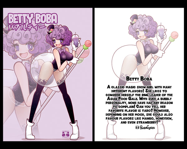 Asian Food Gals: Double-Sided Character Detail Posters