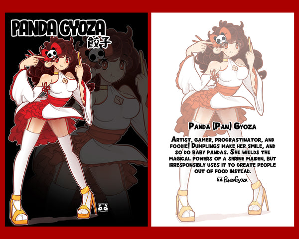 Asian Food Gals: Double-Sided Character Detail Posters